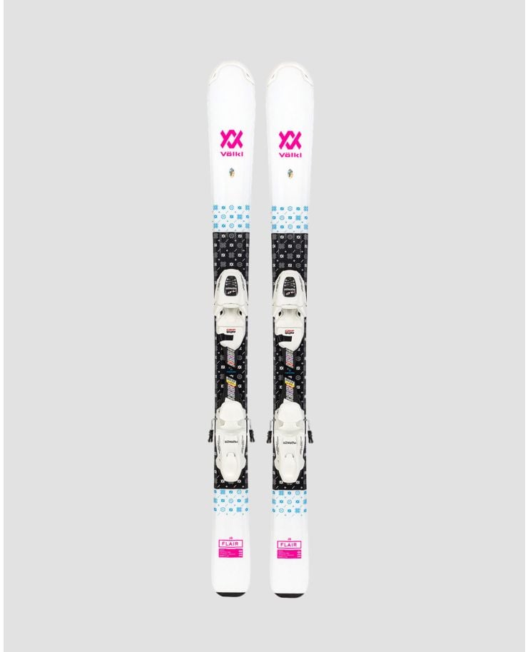 Esquís para niños Volkl Flair Jr con fijaciones 7.0 vMotion Jr 6262T1.VB