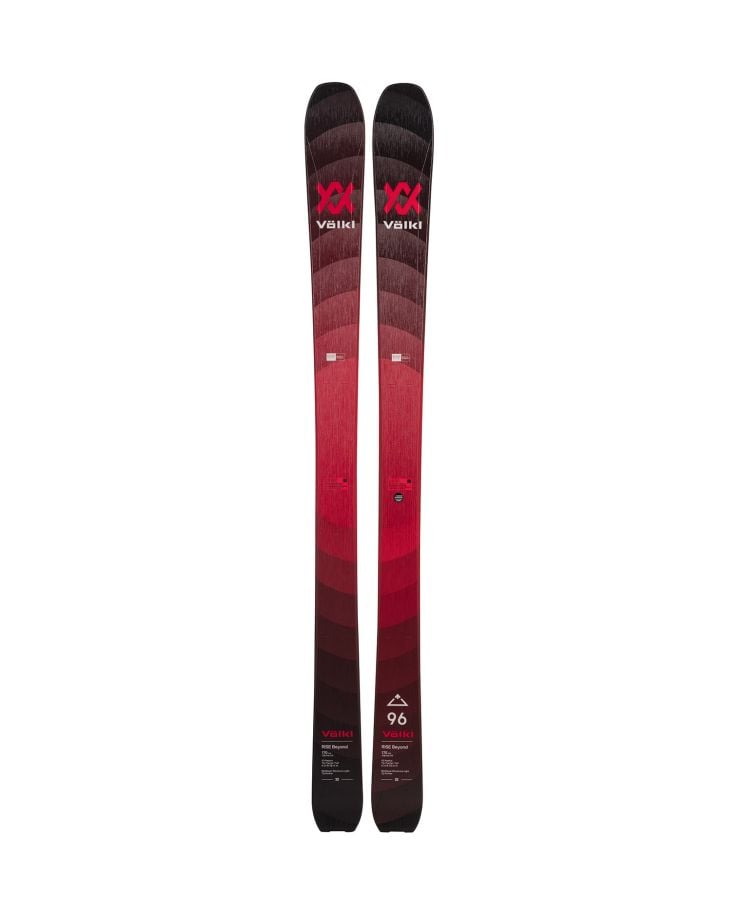 VOLKL RISE BEYOND 96 FLAT skis without bindings