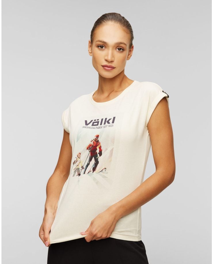 Volkl 100 Years Ladies Mount Hero Shirt Beige   Beiges T-Shirt 