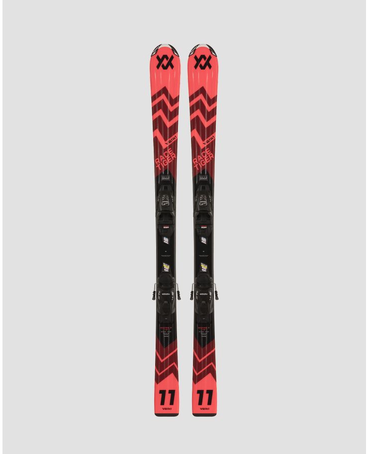 Skis Volkl Racetiger Jr avec fixations Marker 4.5 vMotion Jr 6162t1.va