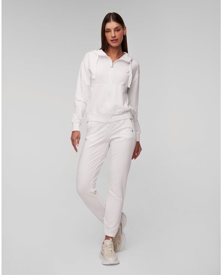 Sweat-shirt à capuche blanc pour femmes Deha