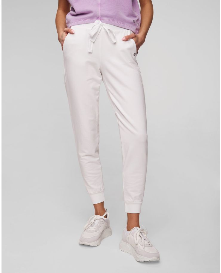 Białe spodnie dresowe damskie Deha