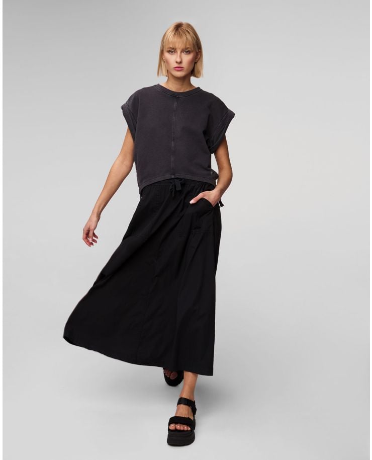 Women's black long skirt Deha