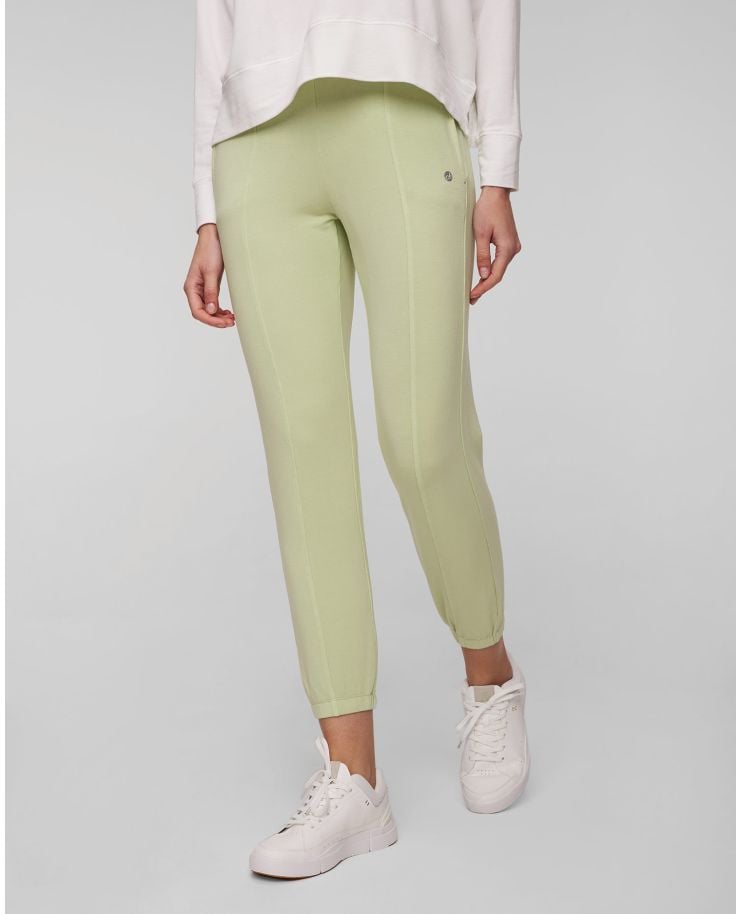 Zielone spodnie damskie Deha