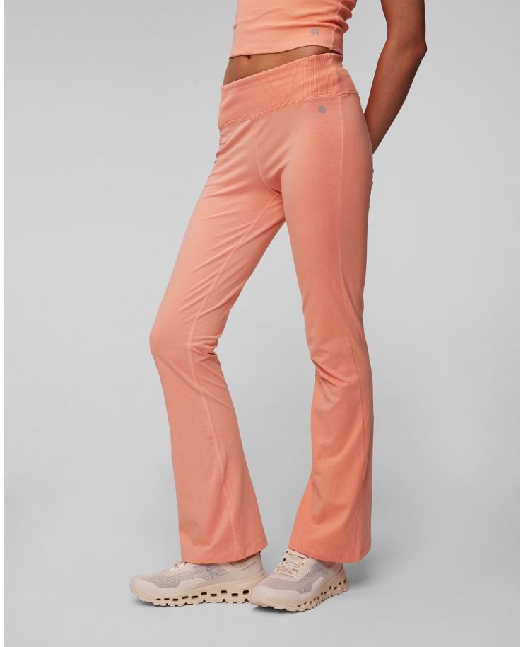 Pantaloni portocalii pentru femei Deha