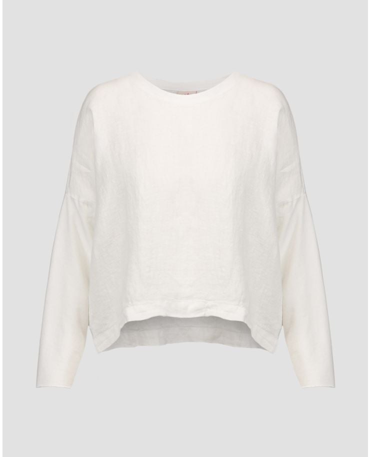 Women’s white linen blouse Deha