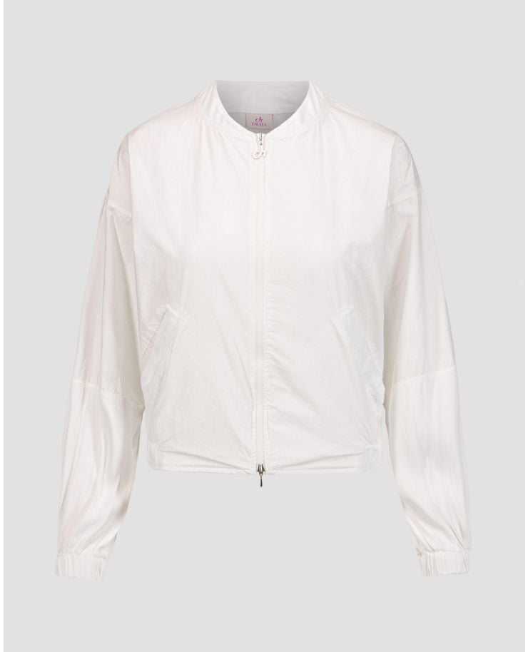 Jachetă albă pentru femei Deha