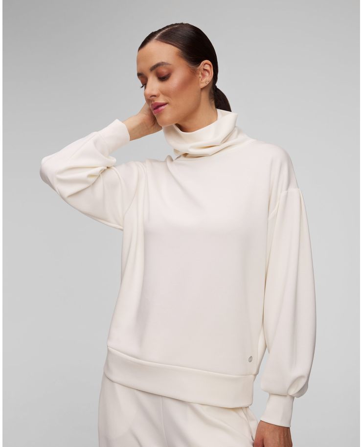 Women's white modal sweatshirt Deha