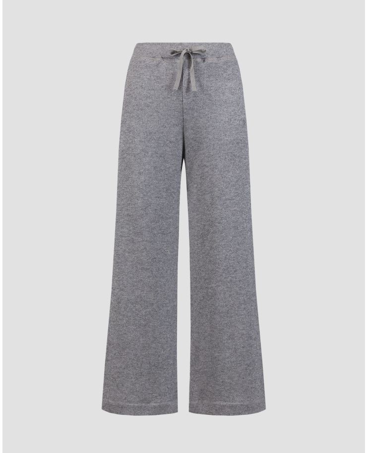 Pantalon tricoté en viscose gris pour femmes Deha