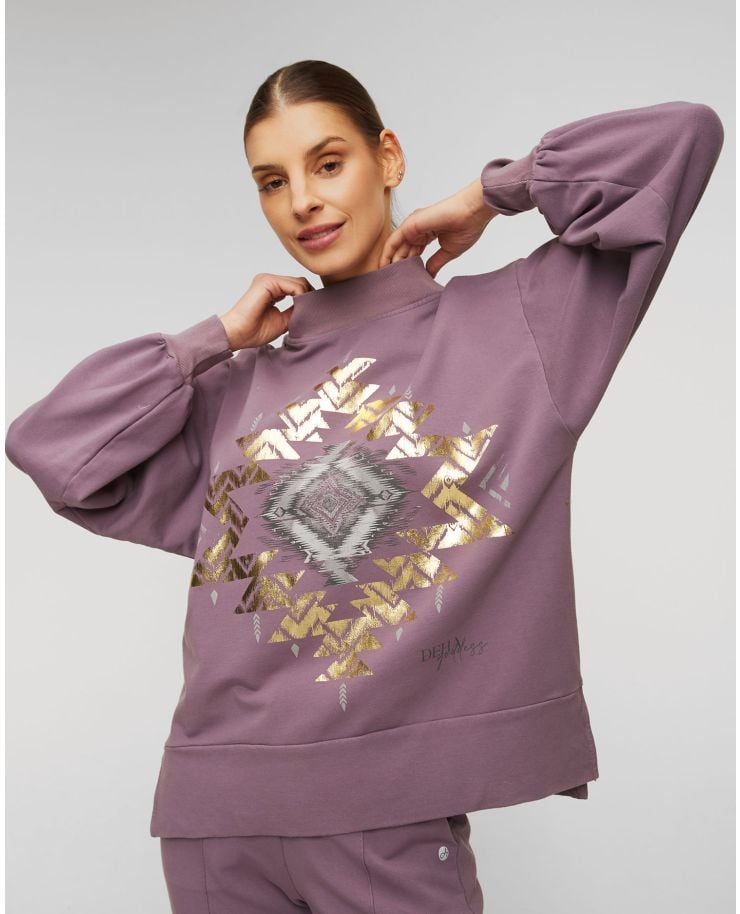 Purple women's sweatshirt Deha