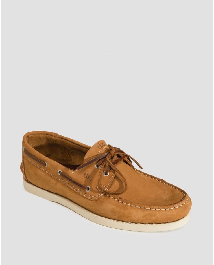 Pantofi din piele maro pentru bărbați TBS Phenis