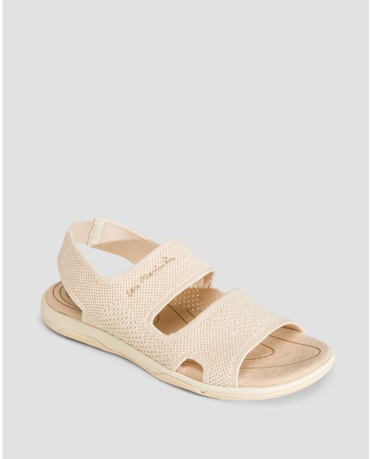 Women's beige sandals TBS Jazknit