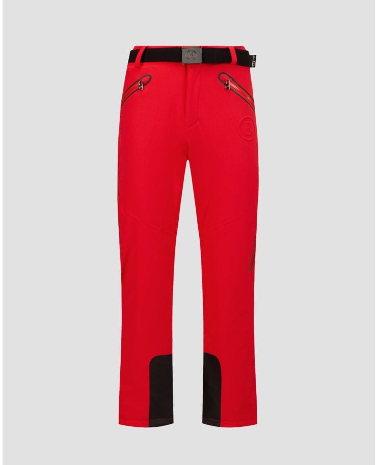 Pánske červené lyžiarske nohavice BOGNER Tim2-T