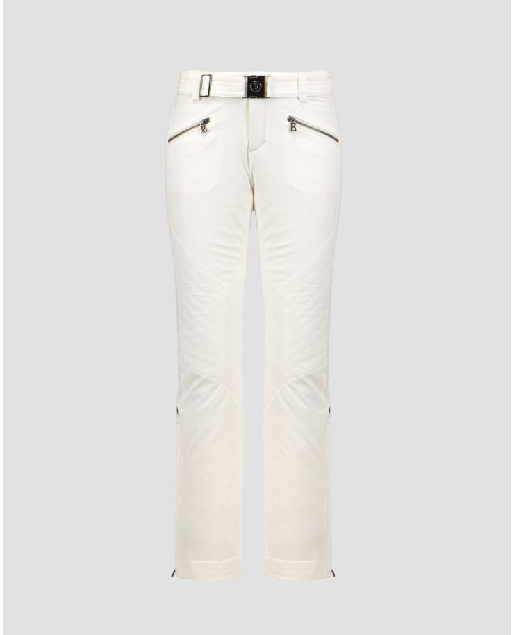 Pantalon de ski blanc pour femmes BOGNER Fraenzi