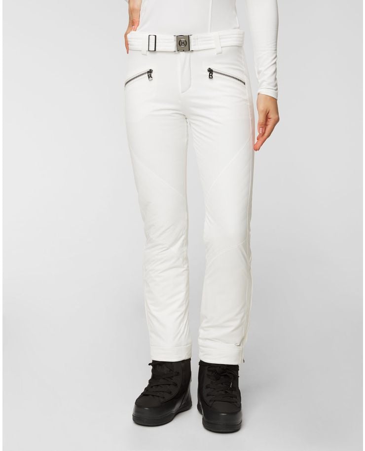 Women's white ski trousers BOGNER Fraenzi