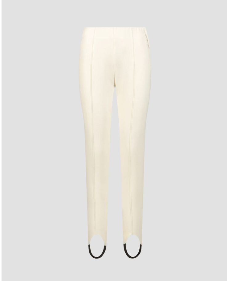 Women's white stirrup trousers BOGNER Elaine