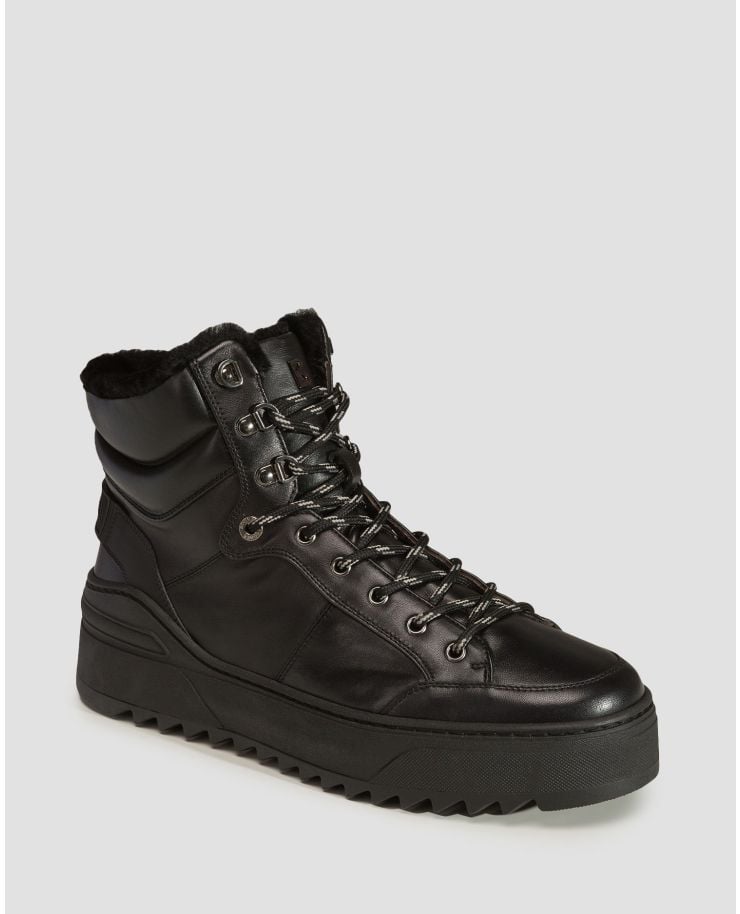 Men's leather boots BOGNER Bucharest 2 A Black