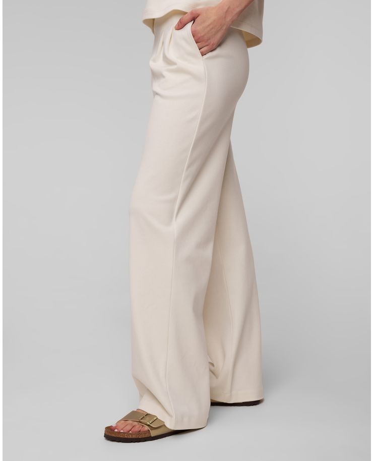 Women's white palazzo trousers BOGNER Gella