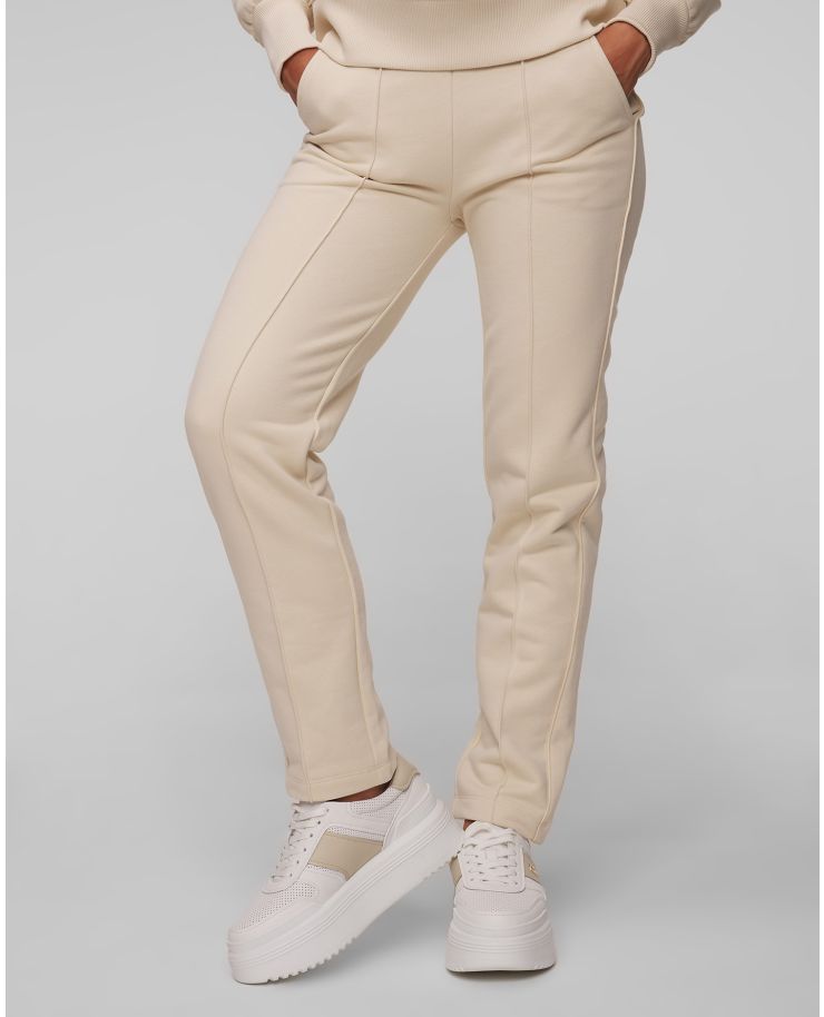 Pantalon beige pour femmes BOGNER Carey-1