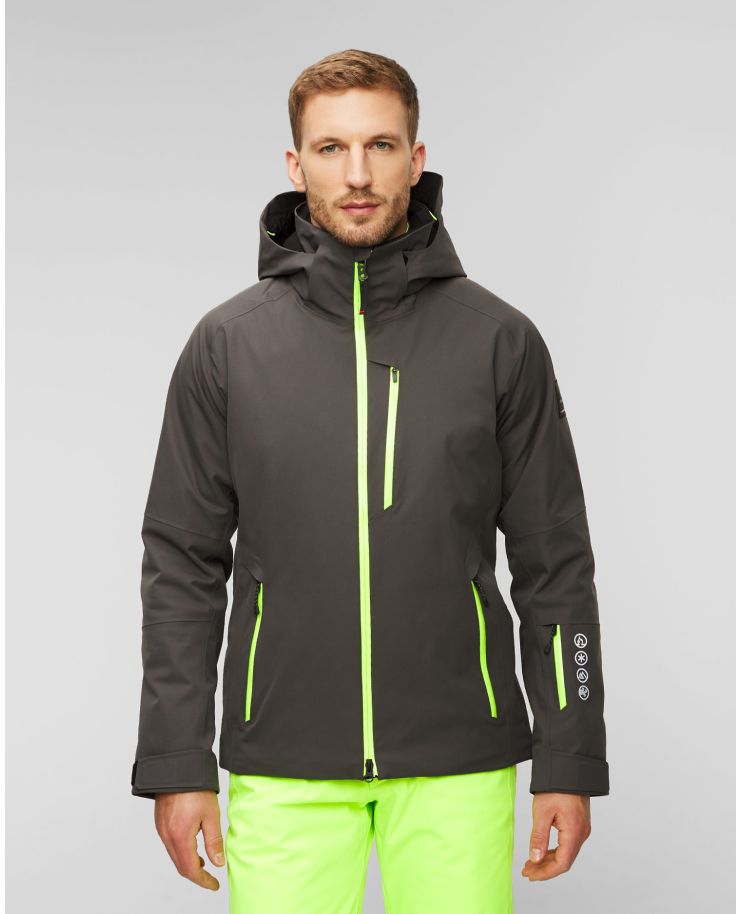 Men's grey ski jacket BOGNER FIRE+ICE Eason3-T