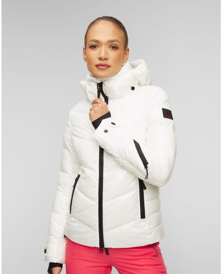 Women's white ski jacket BOGNER FIRE+ICE Saelly2