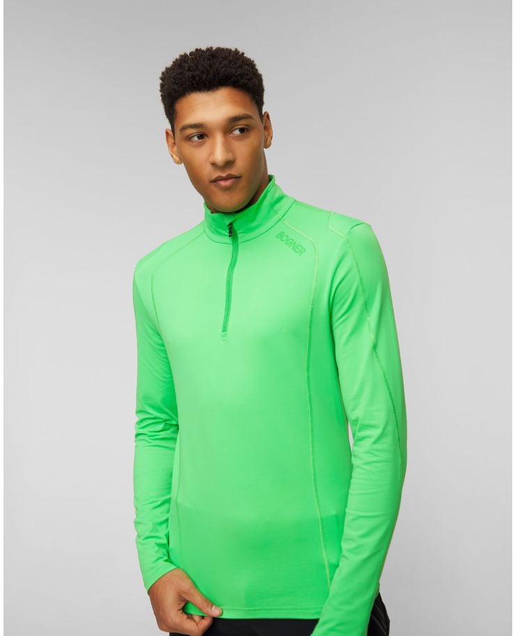 Bluză cu guler înalt de schi pentru bărbați BOGNER Harry - verde