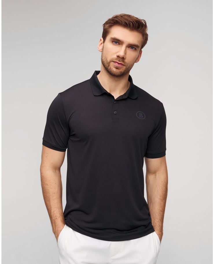 Tricou polo negru pentru bărbați BOGNER Daniel-1