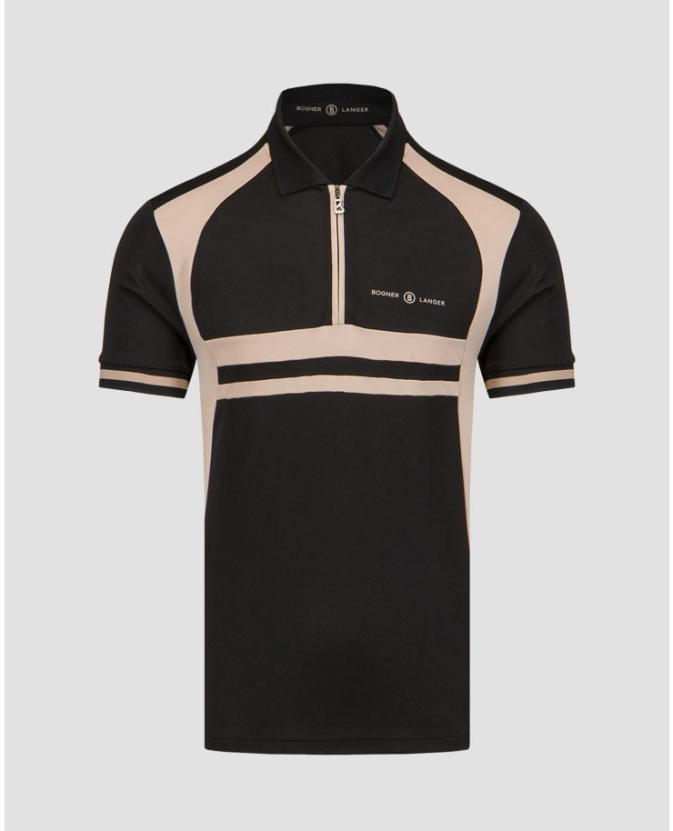 Tricou polo negru pentru bărbați BOGNER Bernhard