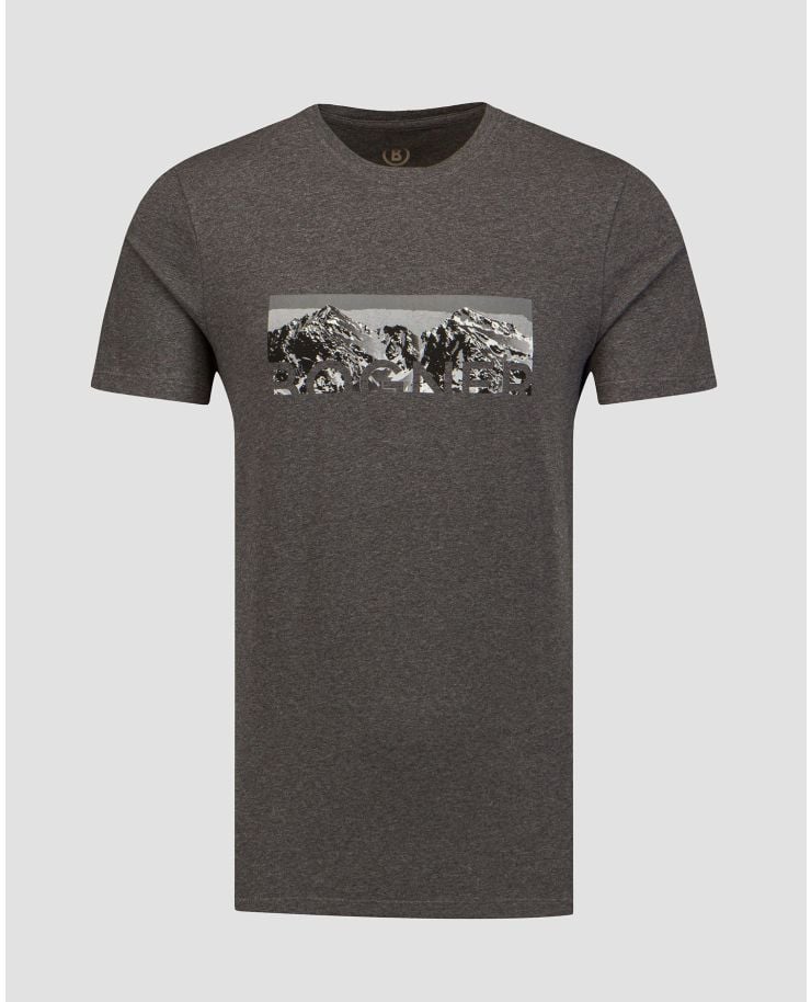 T-shirt gris pour hommes BOGNER Roc