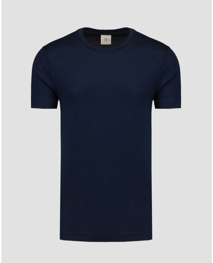 T-shirt bleu marine pour hommes BOGNER Aaron-1 