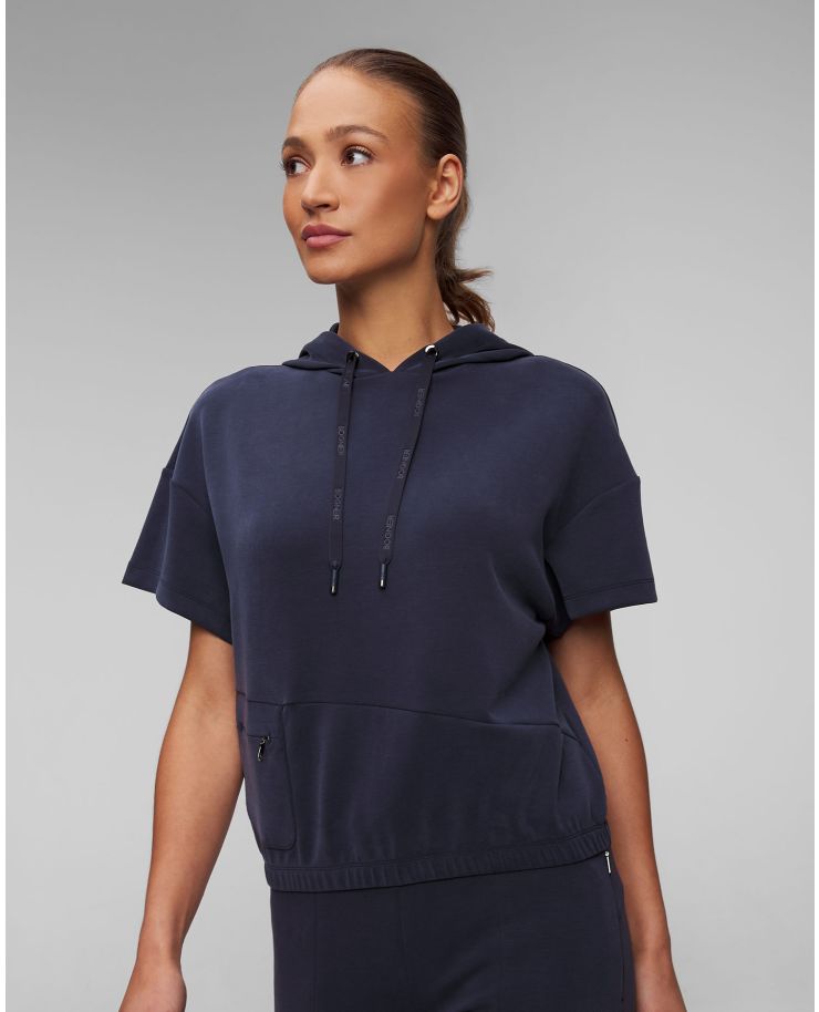 Women’s navy blue short-sleeved sweatshirt BOGNER Lucia