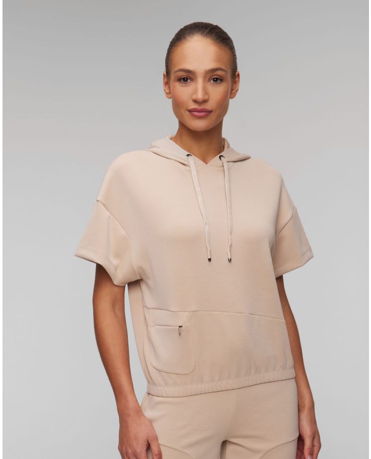 Women’s beige short-sleeved sweatshirt BOGNER Lucia