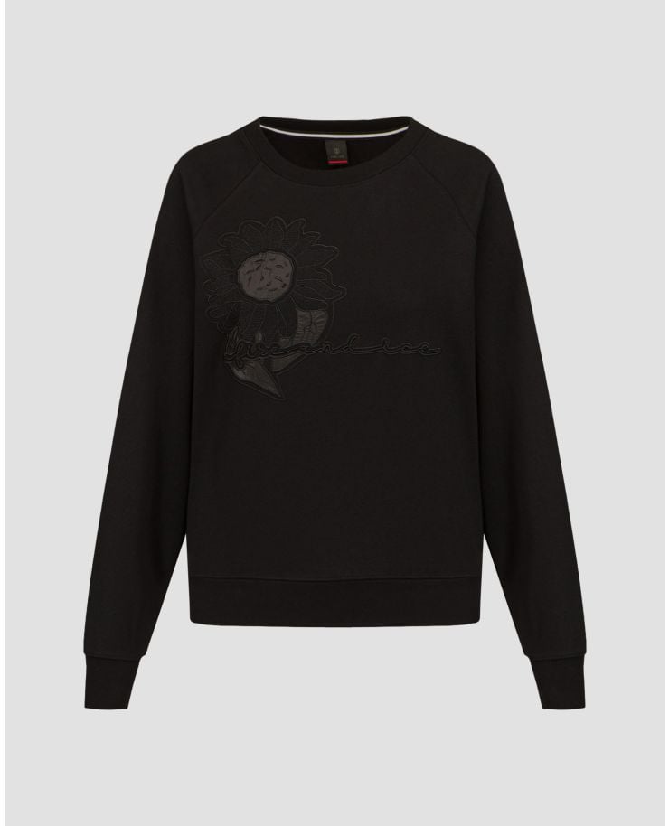 Sweat-shirt noir pour femmes BOGNER FIRE+ICE Ramira4