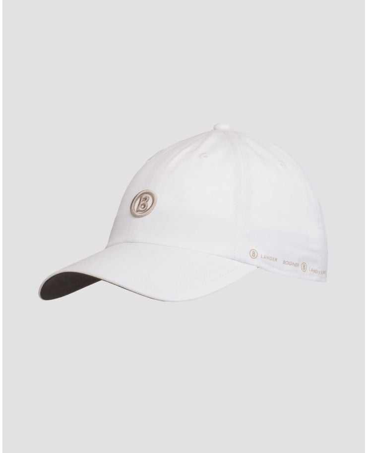 Men's white baseball cap BOGNER x LANGER Berno