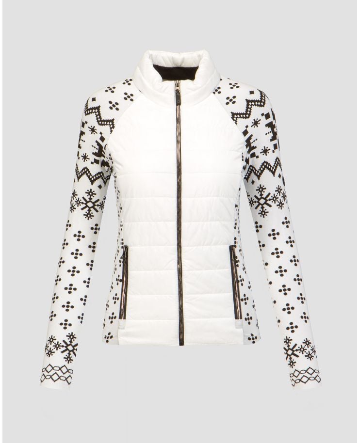 Women's white hybrid jacket Newland Elice
