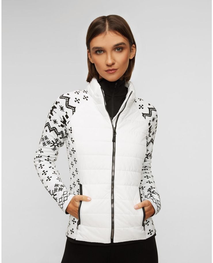 Women's white hybrid jacket Newland Elice