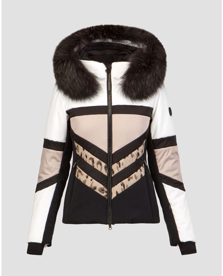 Women's ski jacket with fur Sportalm