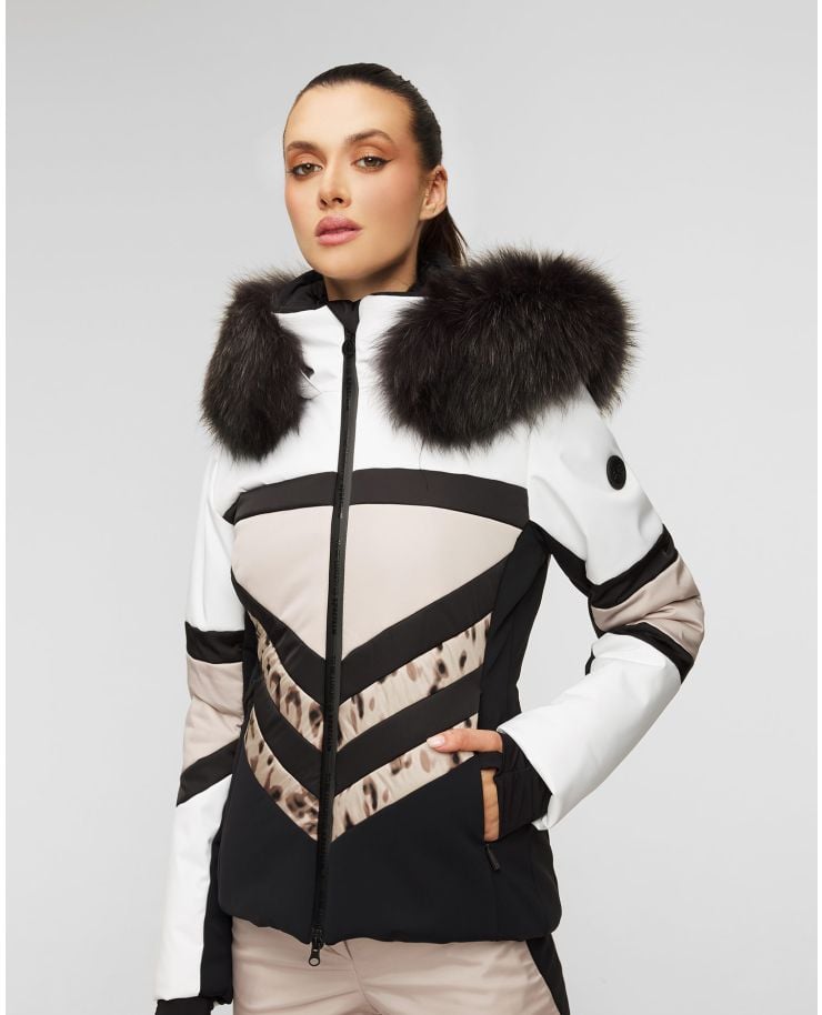 Women's ski jacket with fur Sportalm