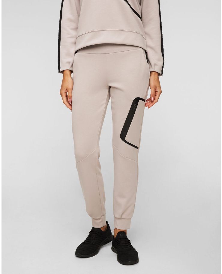 Beige tracksuit trousers with viscose Sportalm