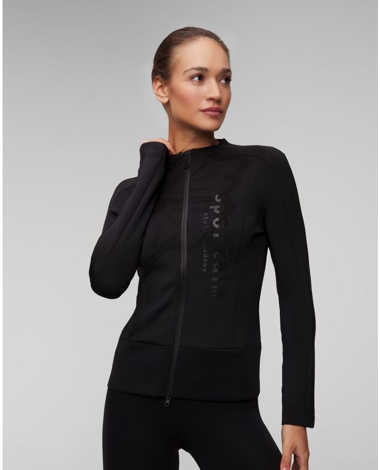 Sweat-shirt noir pour femmes Sportalm