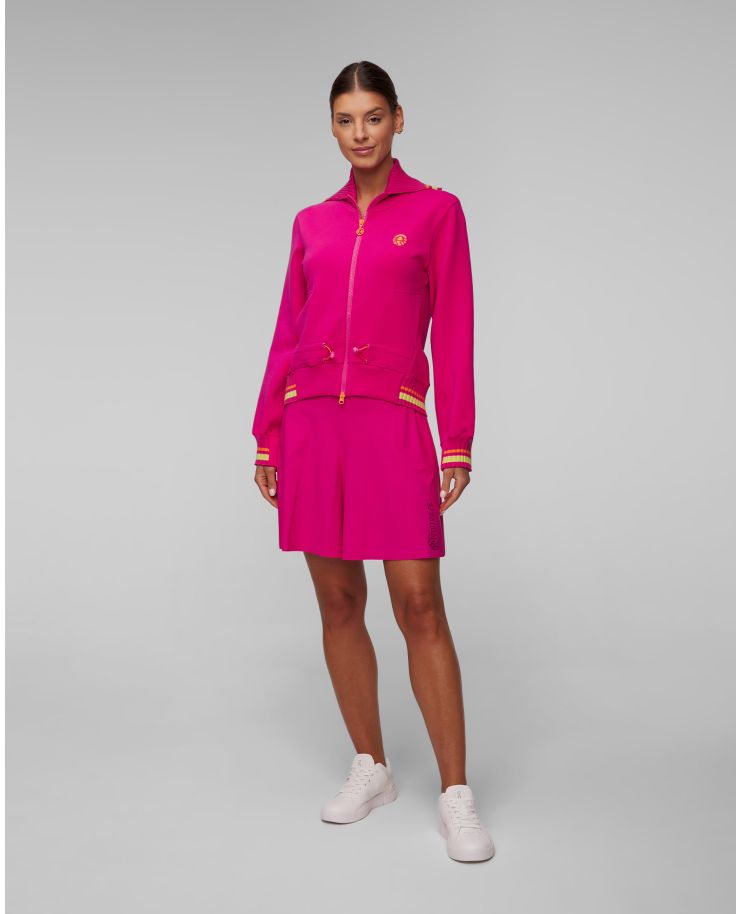 Sweat-shirt zippé rose pour femmes Sportalm