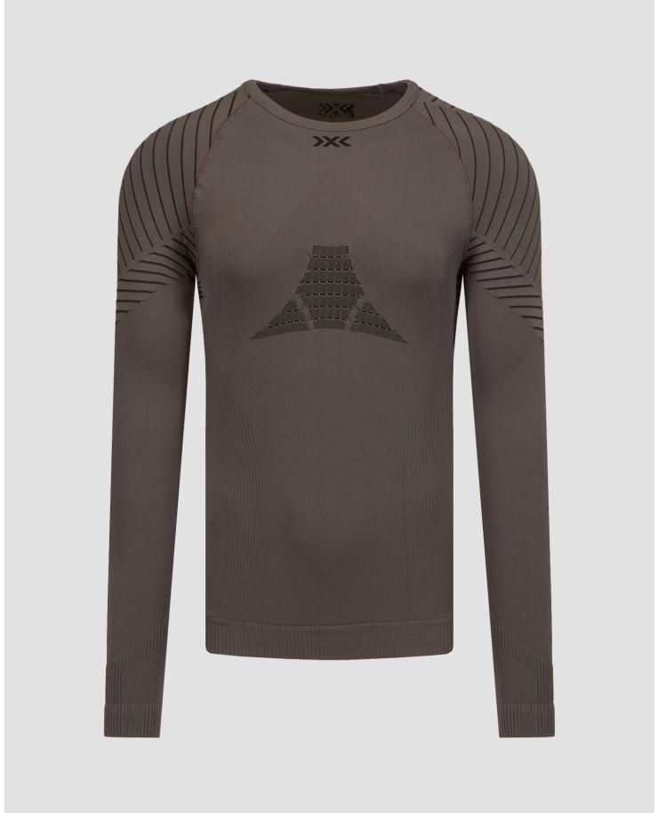 T-shirt thermoactif gris pour hommes X-Bionic Invent 4.0 LG SL