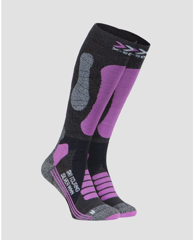 Women's socks X-SOCKS SKI TOURING SILVER 4.0