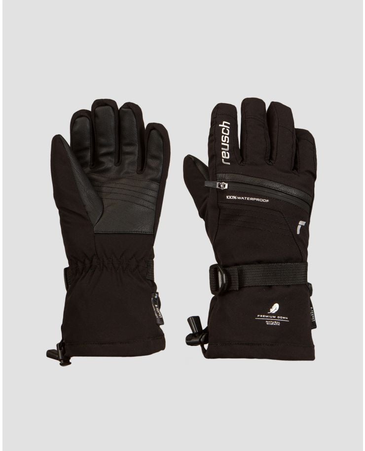 Dětské černé lyžařské rukavice Reusch Lando R-TEX® XT