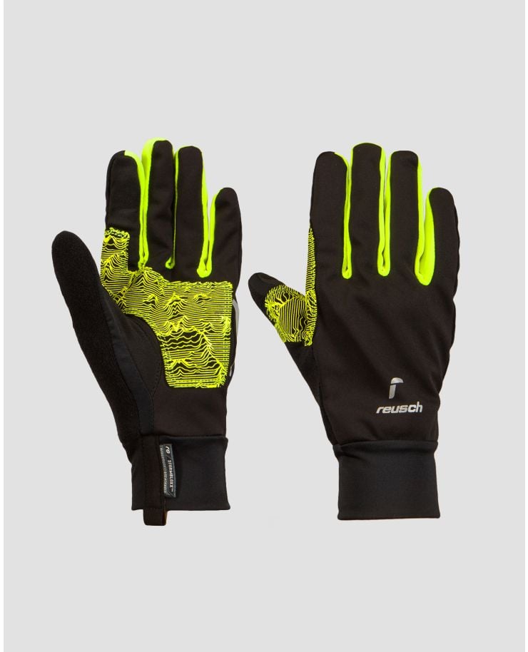 Rękawiczki zimowe czarno-żółte Reusch Arien Stormbloxx™ Touch-Tec™