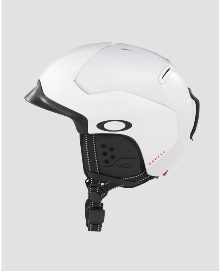 Bílá lyžařská helma Oakley MOD5