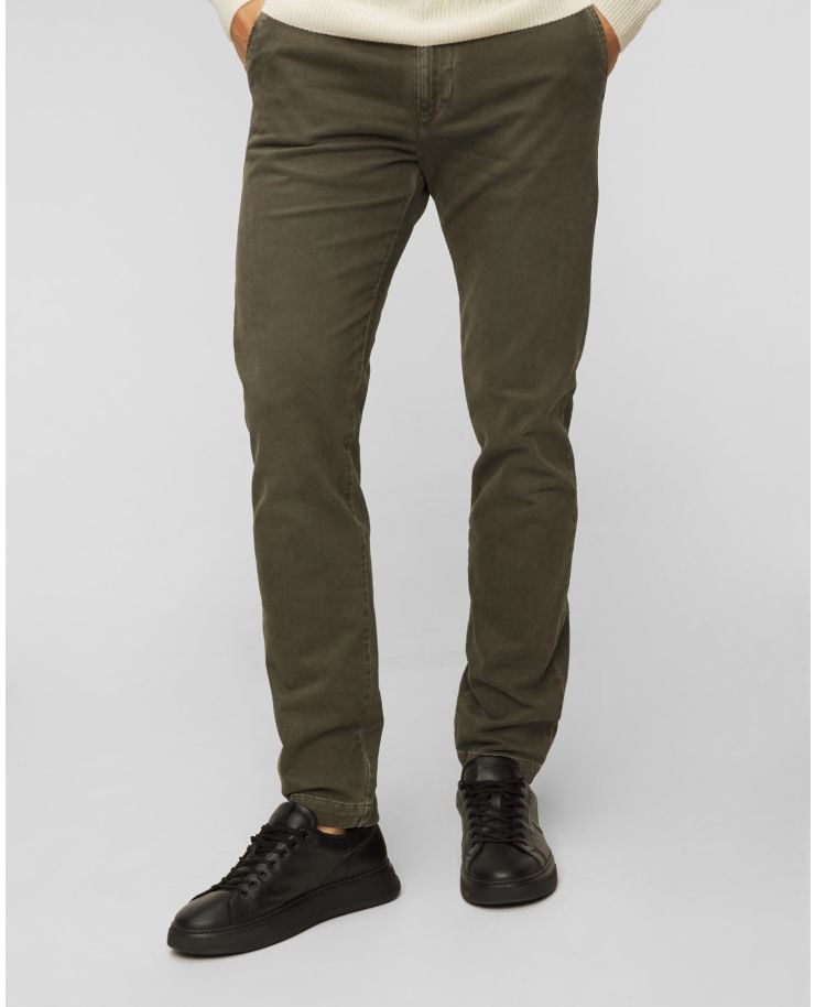 Men's dark green trousers Aeronautica Militare