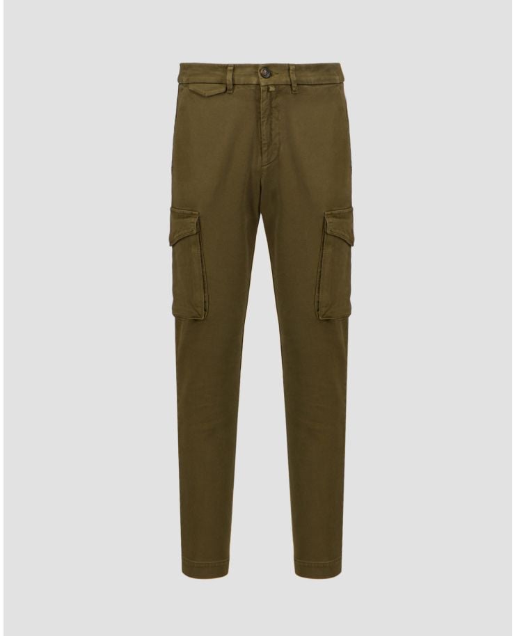 Pánské kapsáčové kalhoty Aeronautica Militare v Zelené Barvě