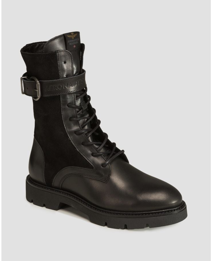 Women's leather boots Aeronautica Militare