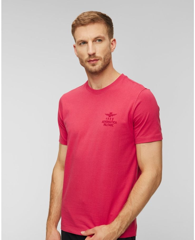 T-shirt da uomo Aeronautica Militare Rosa